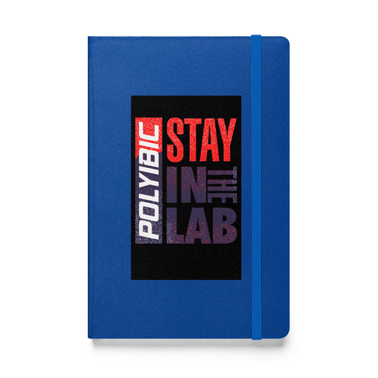 Polyibic Stay In The Lab  Hardcover bound notebook