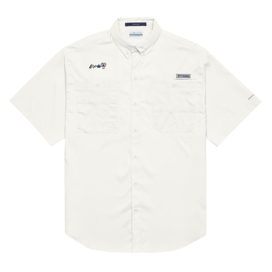 Polyibic Men’s Columbia short sleeve button shirt