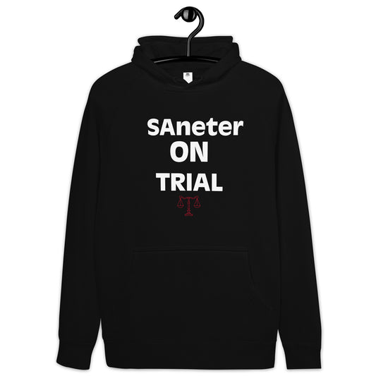 Poyibic Saneter On Trial  kangaroo pocket hoodie