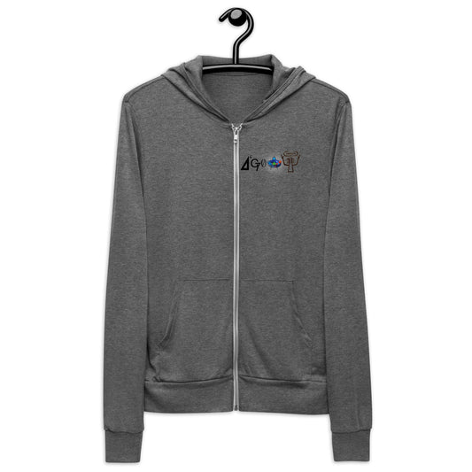 Polyibic GOAT Unisex zip hoodie