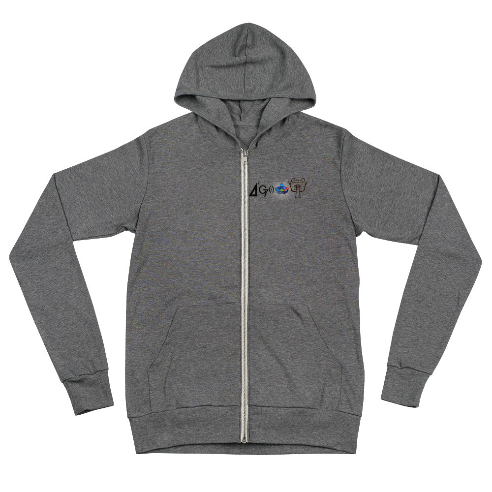 Polyibic GOAT Unisex zip hoodie