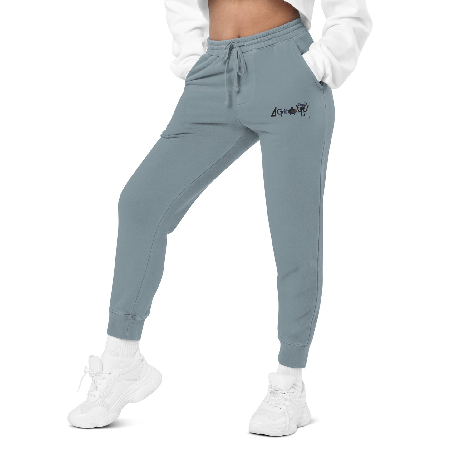 Polyibic Women"s  pigment-dyed sweatpants