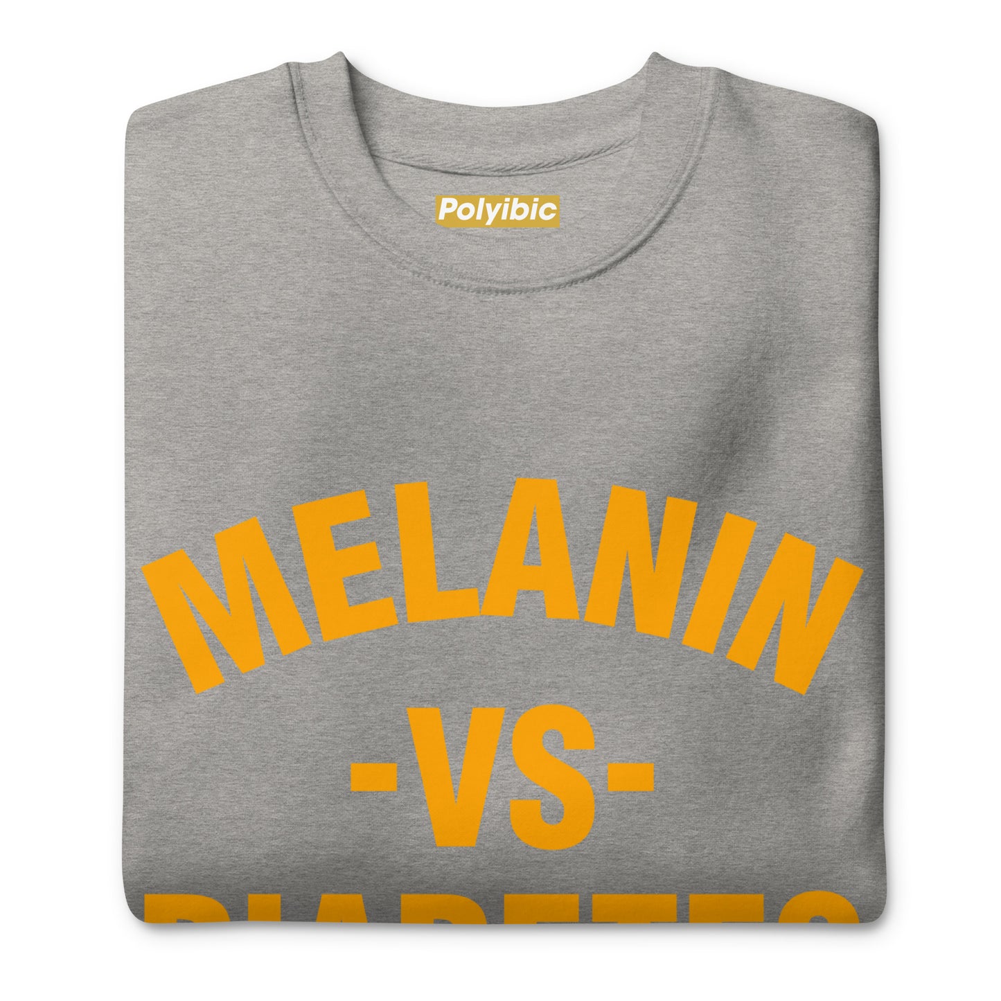 Polyibic Melanin vs Diabetes Hoodie  Premium Sweatshirt