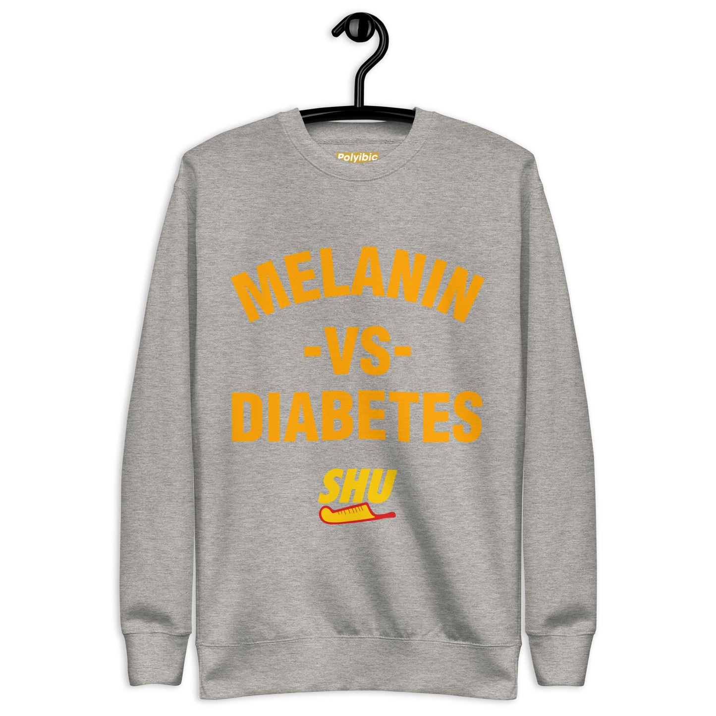 Polyibic Melanin vs Diabetes Hoodie  Premium Sweatshirt