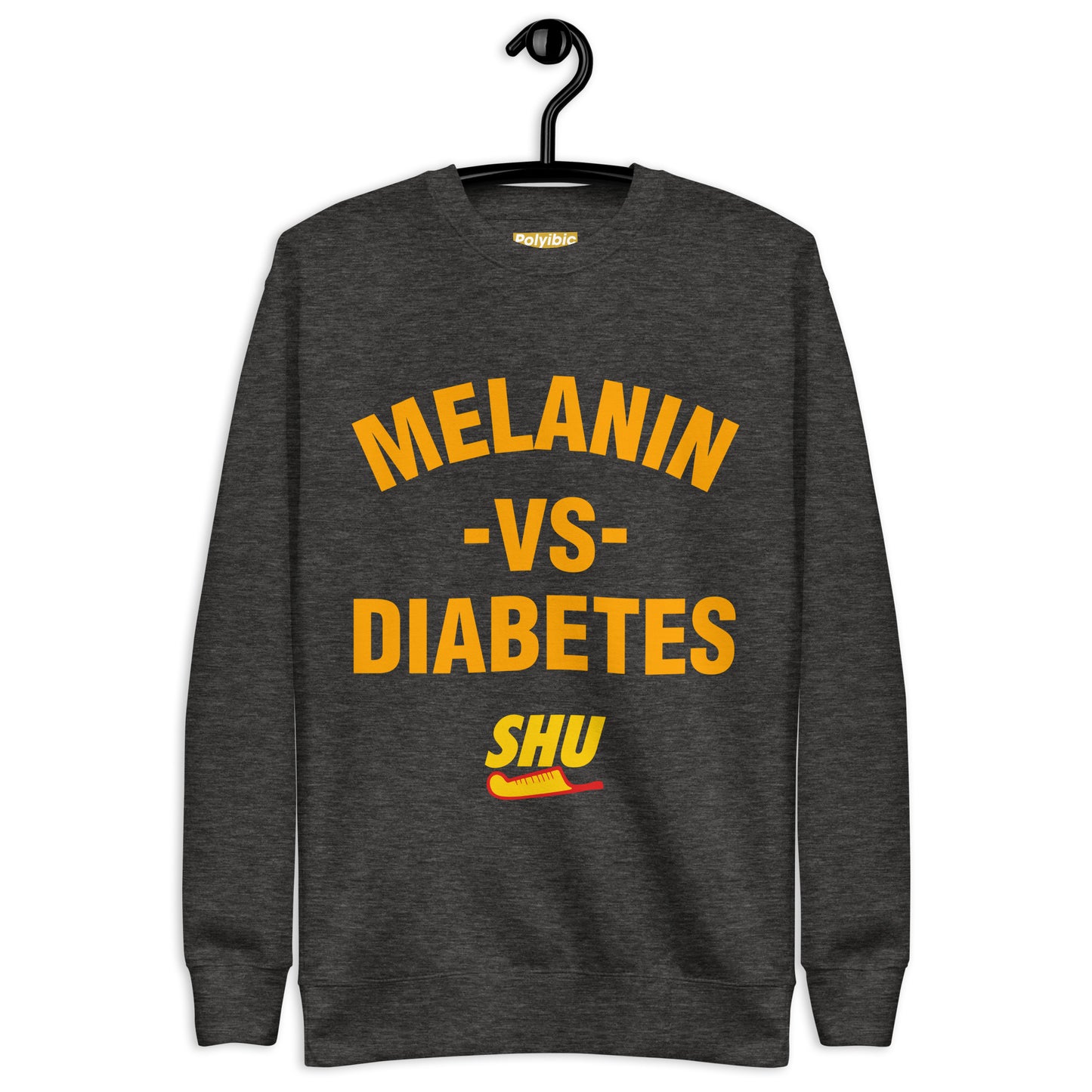 Polyibic Melanin vs Diabetes Hoodie  Premium Sweatshirt