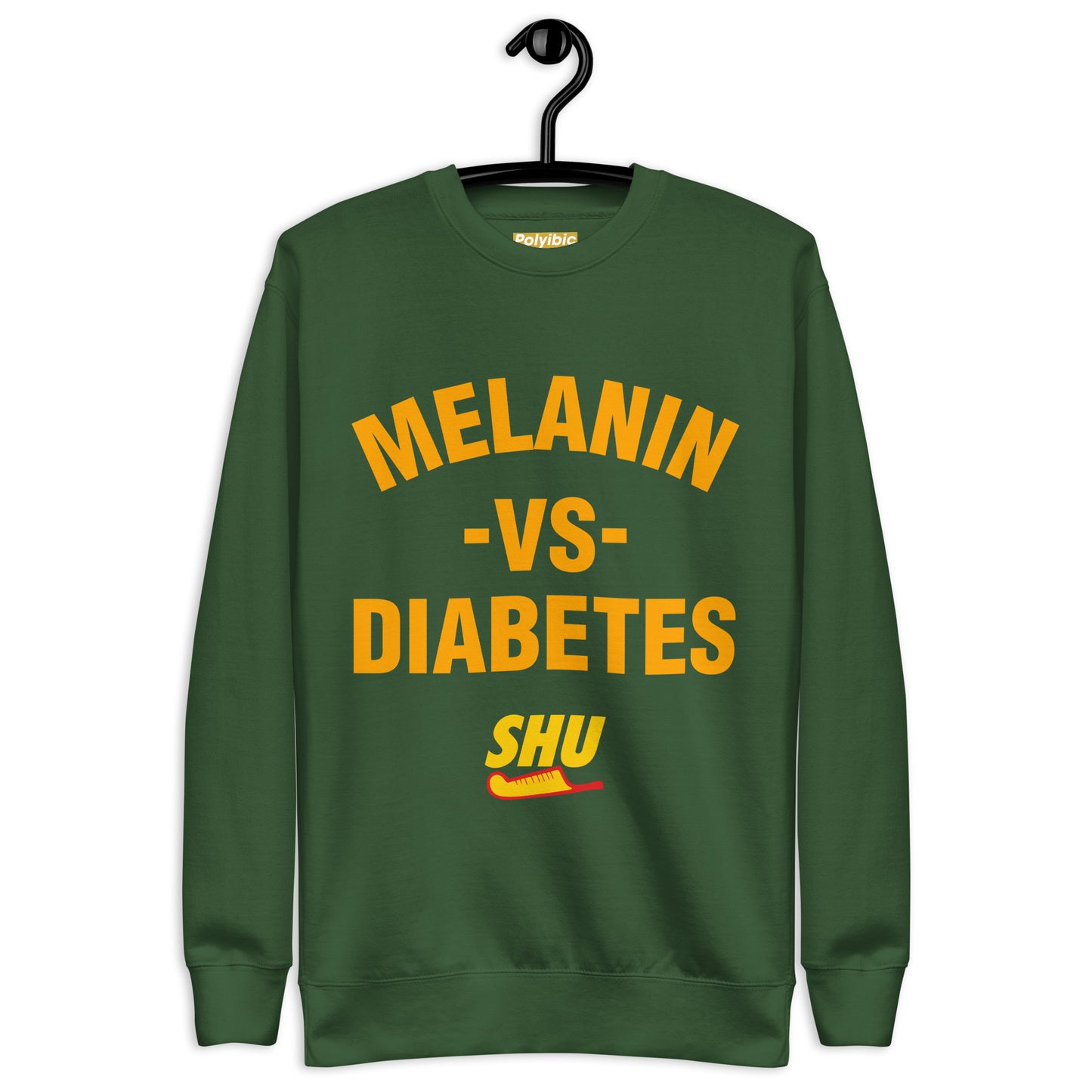 Polyibic Melanin vs Diabetes Hoodie  Premium Sweatshirt