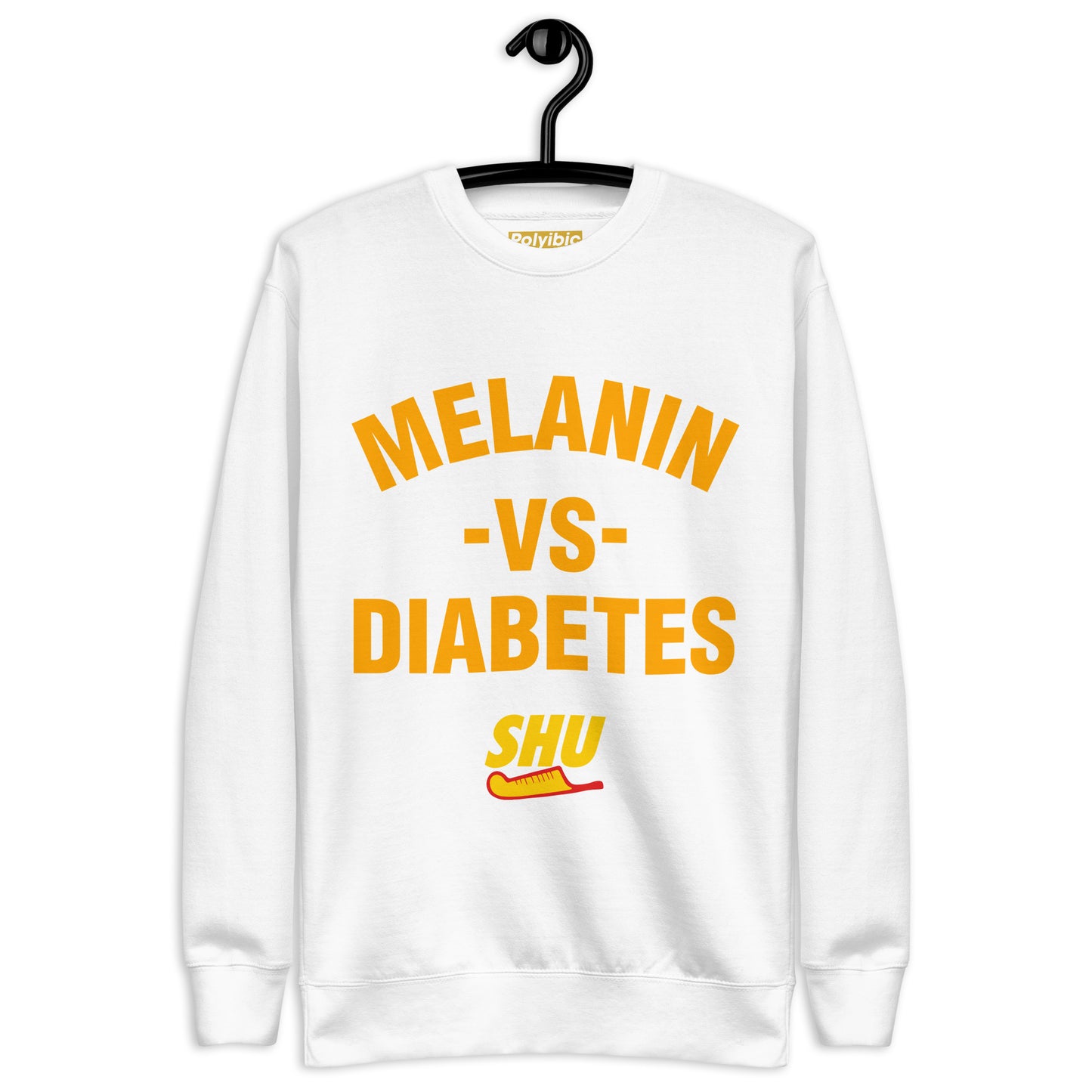 Polyibic Melanin vs Diabetes Hoodie  Premium Sweatshirt