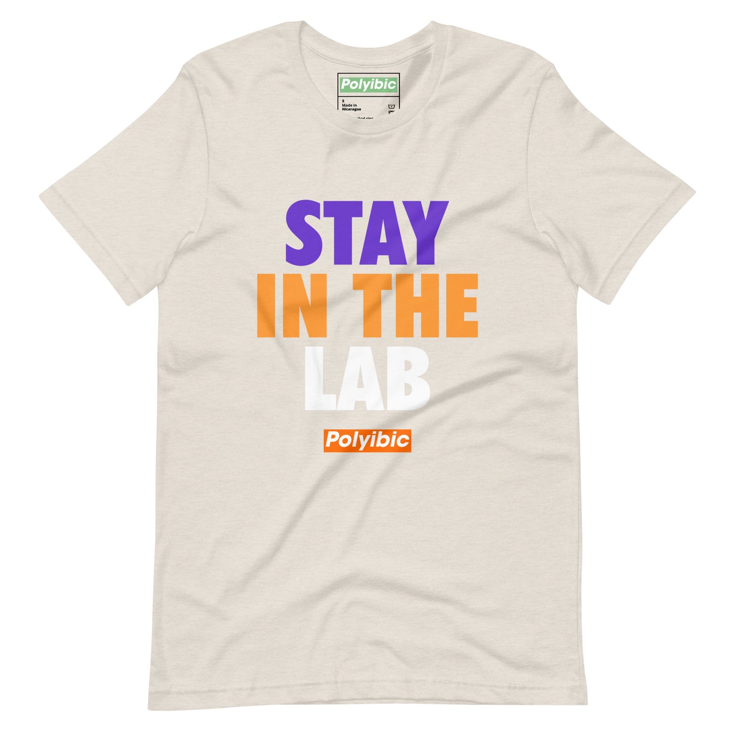 Polyibic STAY IN THE LAB Unisex t-shirt