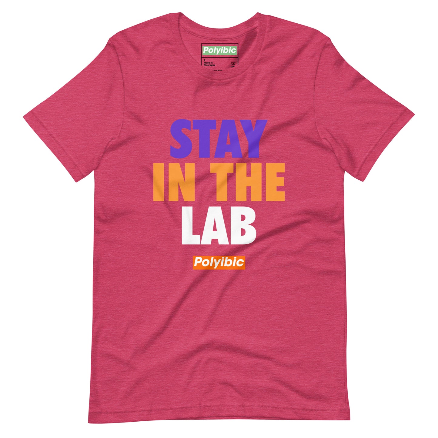 Polyibic STAY IN THE LAB Unisex t-shirt