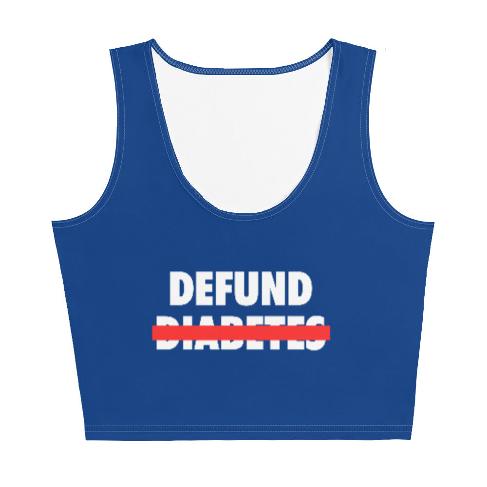 Polyibic Defund Diabetes Crop Top