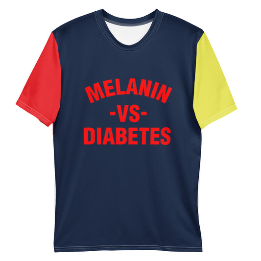 Polyibic Melanin vs Diabetes Men's t-shirt