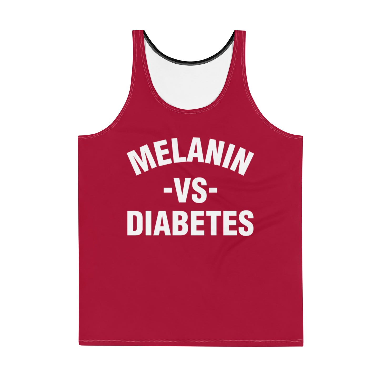 Polyibic Melanin vs Diabetes Unisex Tank Top