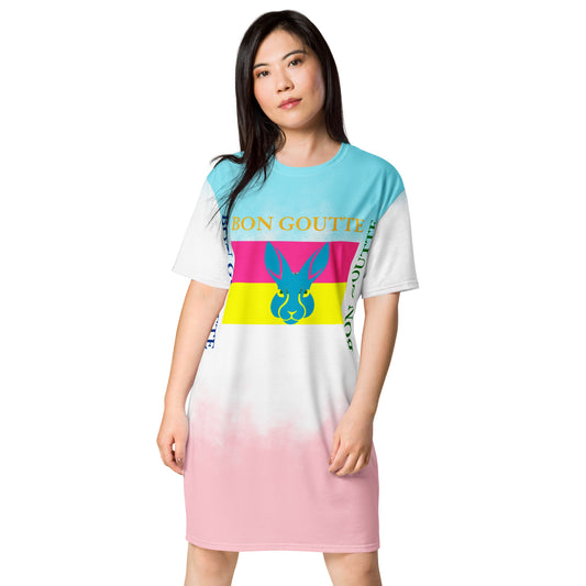 Polyibic Bon Goutte T-shirt dress