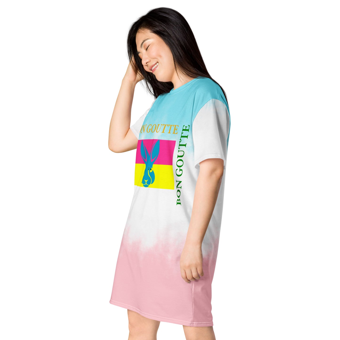 Polyibic Bon Goutte T-shirt dress