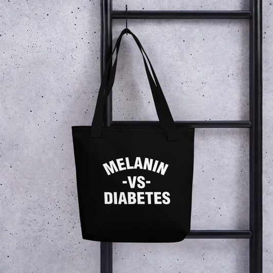 Polyibic Melanin vs Diabetes Tote bag