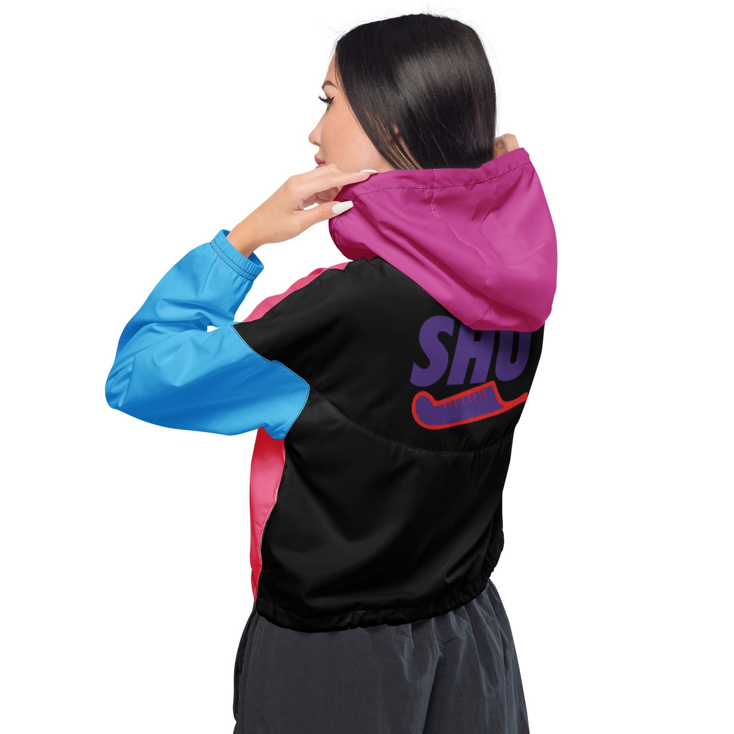 SHU Women’s cropped windbreaker