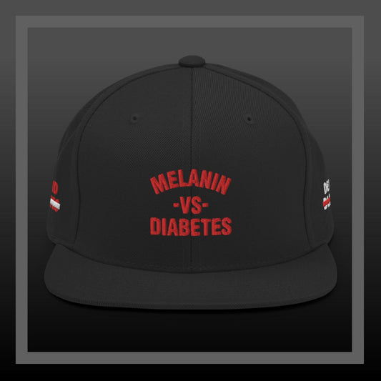 Polyibic Melanin vs Diabetes  / Defund Diabetes Snapback Hat