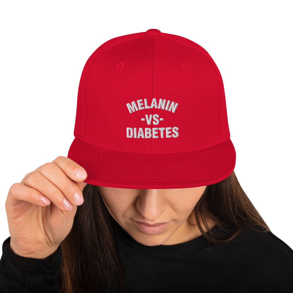 Polyibic Melanin vs Diabetes Snapback Hat