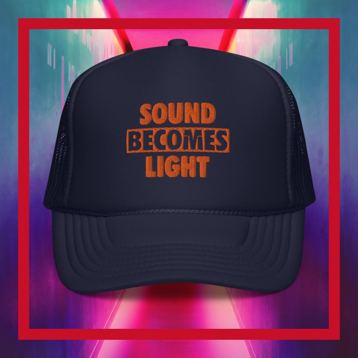 Polyibic Sound Becomes Light trucker hat