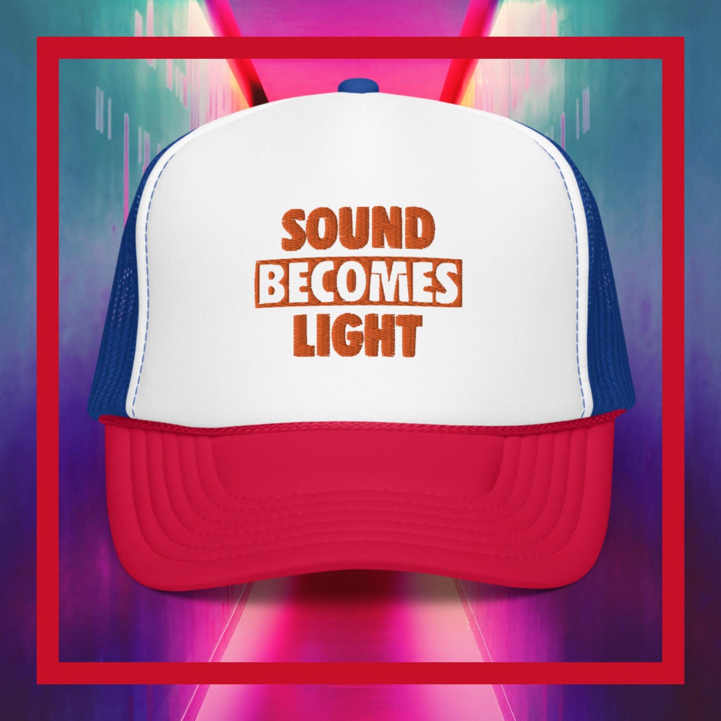 Polyibic Sound Becomes Light trucker hat