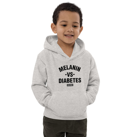 Polyibic Melanin vs Diabetes Kids Hoodie