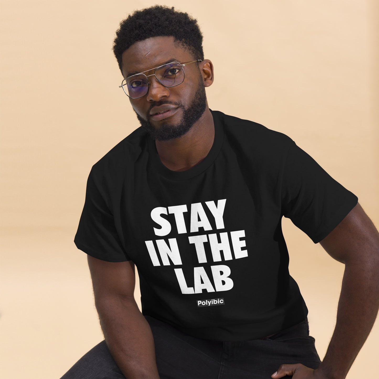 Polyibic Stay In The Lab classic tee