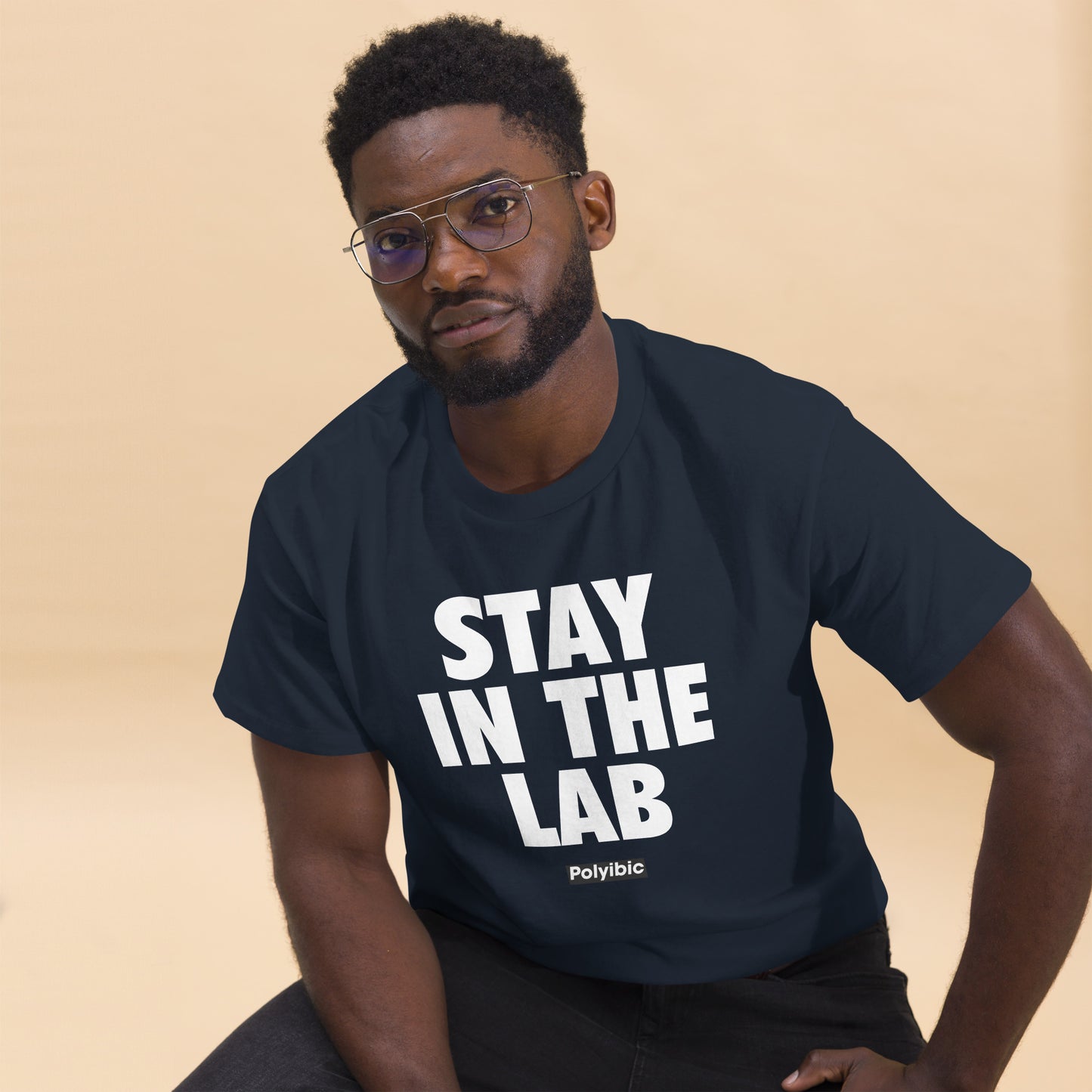 Polyibic Stay In The Lab classic tee