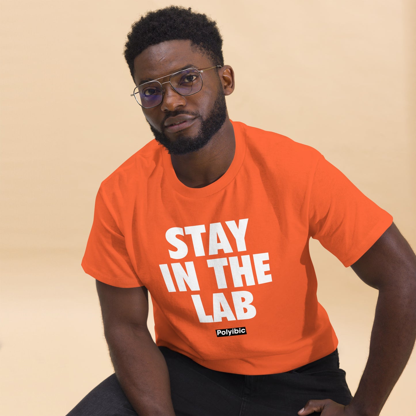 Polyibic Stay In The Lab classic tee