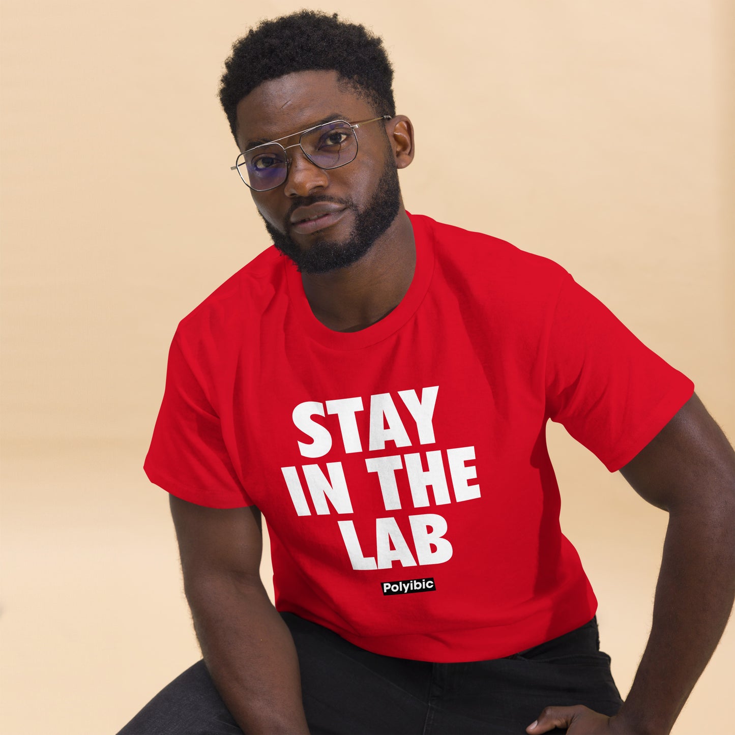 Polyibic Stay In The Lab classic tee