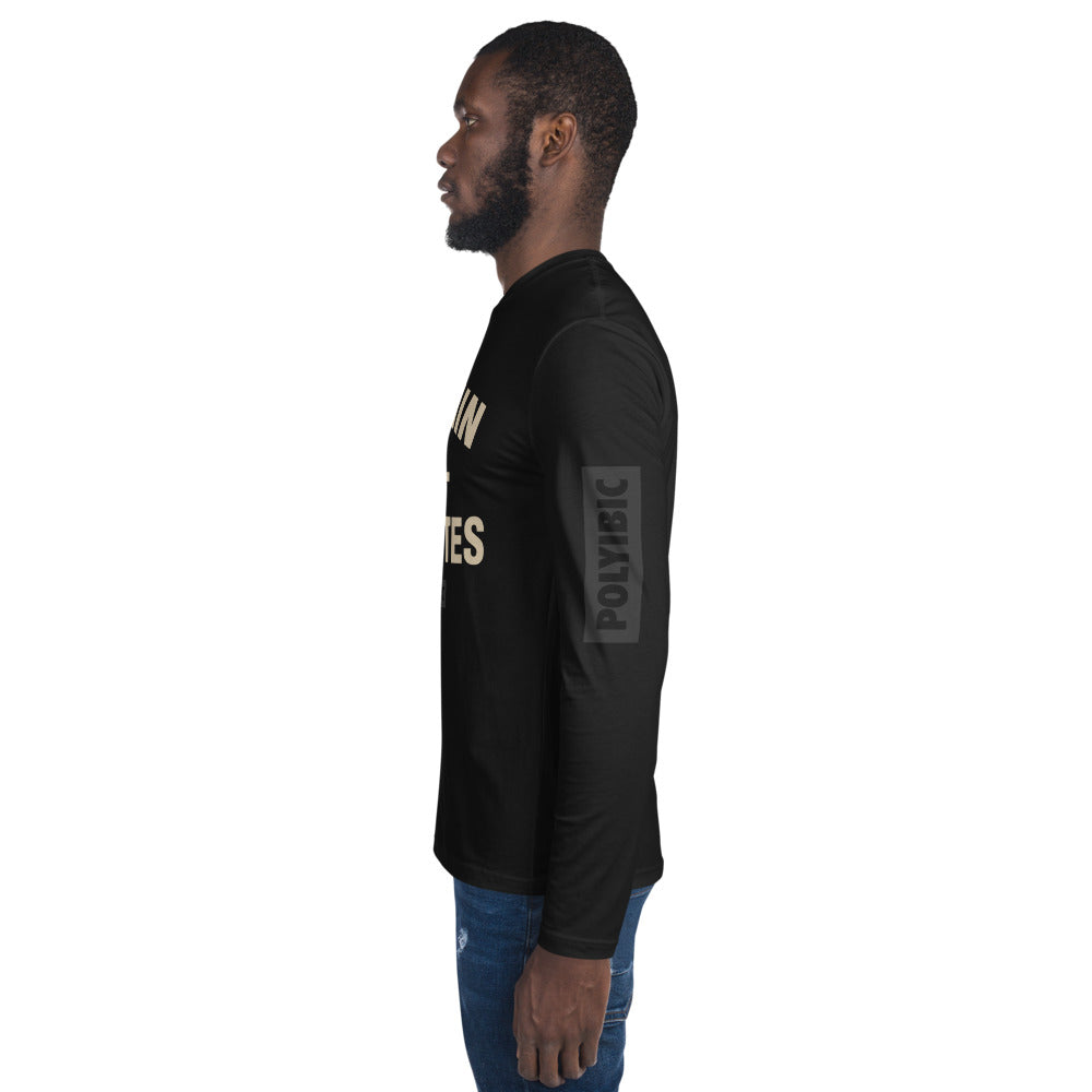 Polyibic Melanin vs Diabetes Long Sleeve Fitted Crew