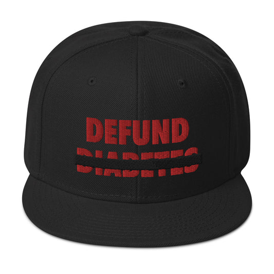 Polyibic Defund Diabetes Snapback Hat