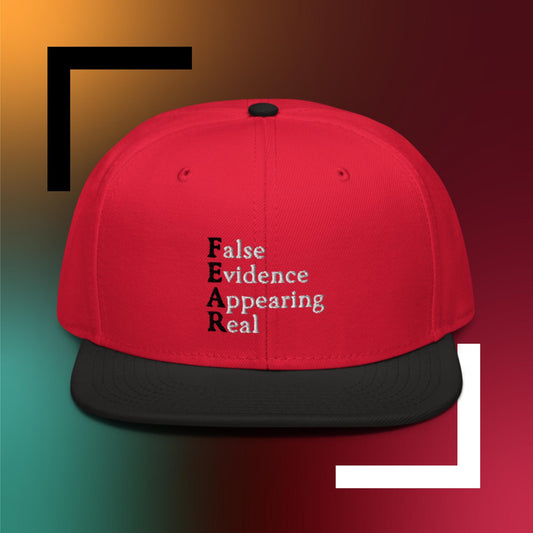 SHU False Evidence Appearing Real Snapback Hat