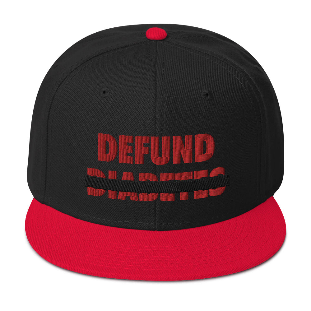 Polyibic Defund Diabetes Snapback Hat