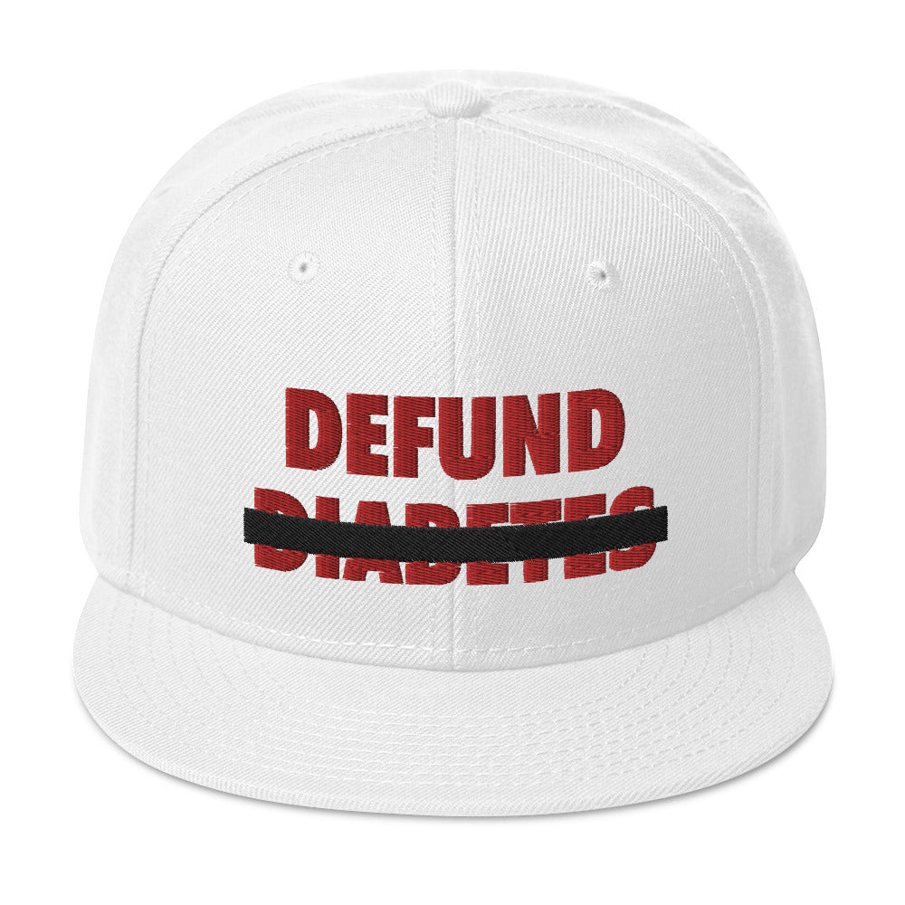 Polyibic Defund Diabetes Snapback Hat