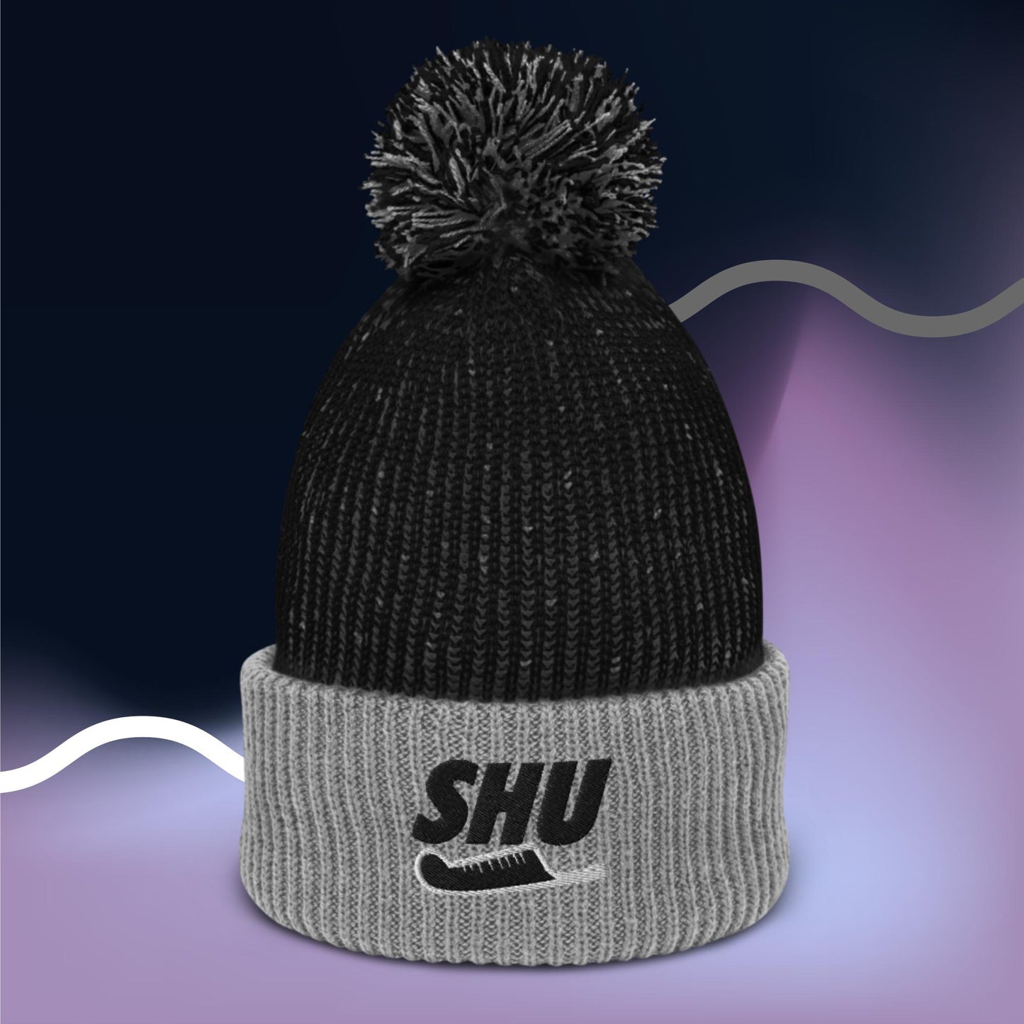 Polyibic SHU Pom-Pom Beanie