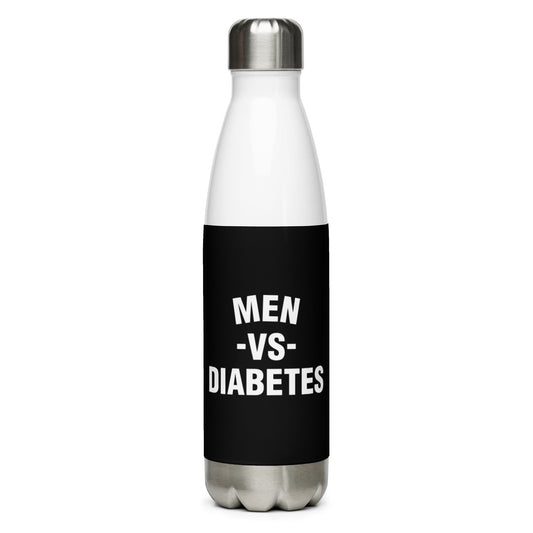 Polyibic Melanin vs Diabetes Stainless Steel Water Bottle