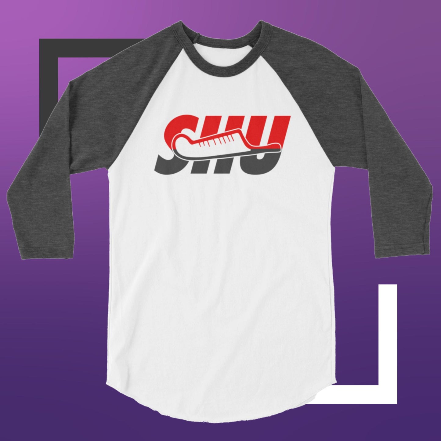 SHU 3/4 sleeve raglan shirt