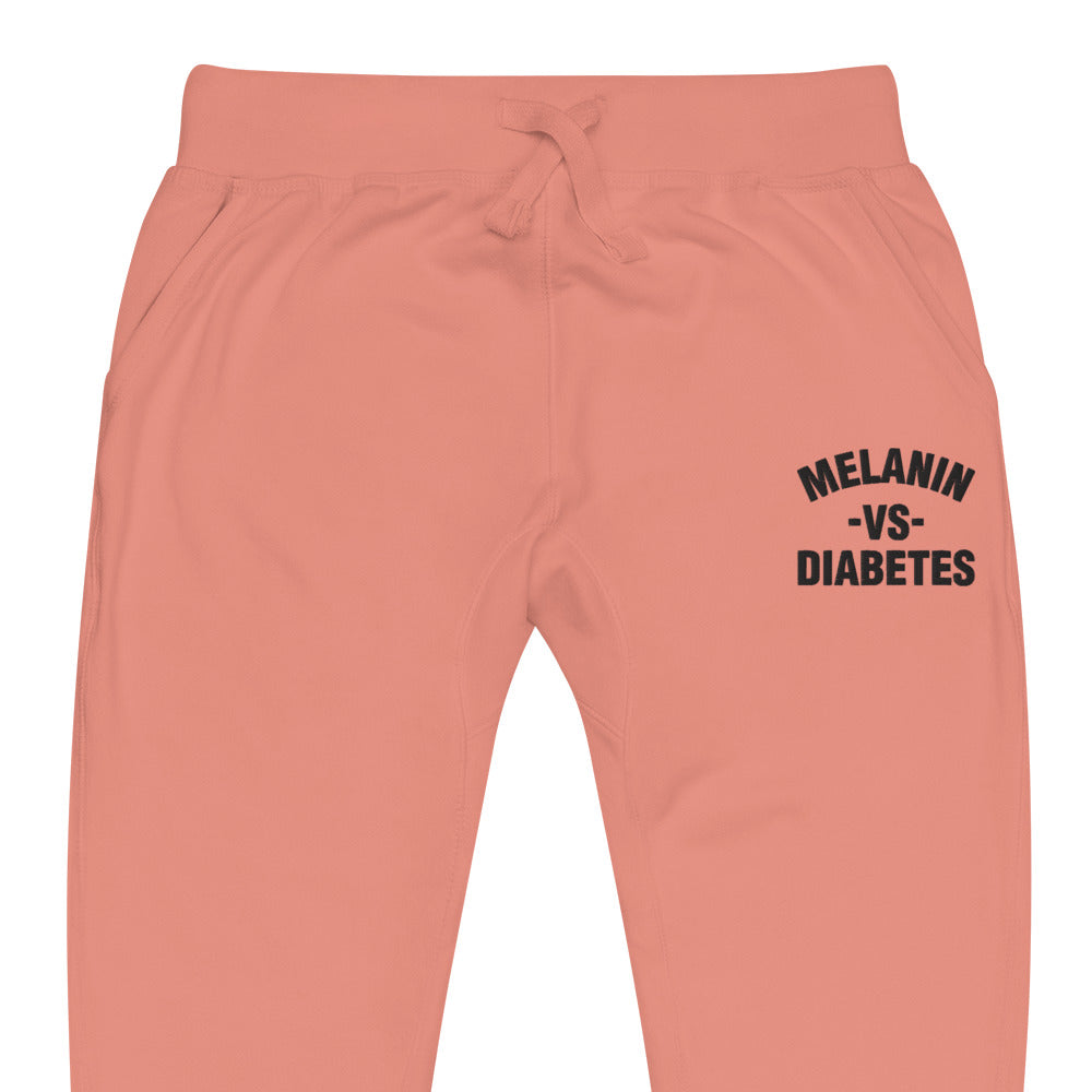 Polyibic Melanin vs Diabetes  fleece sweatpants