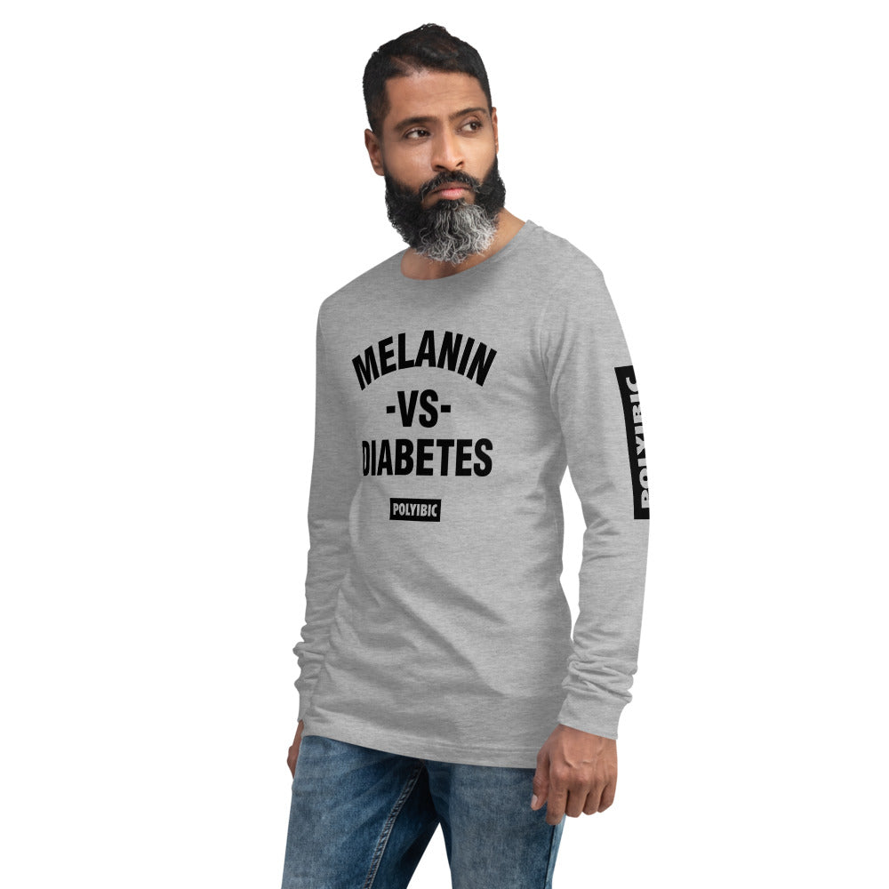 Polyibic Melanin vs Diabetes  Long Sleeve Tee