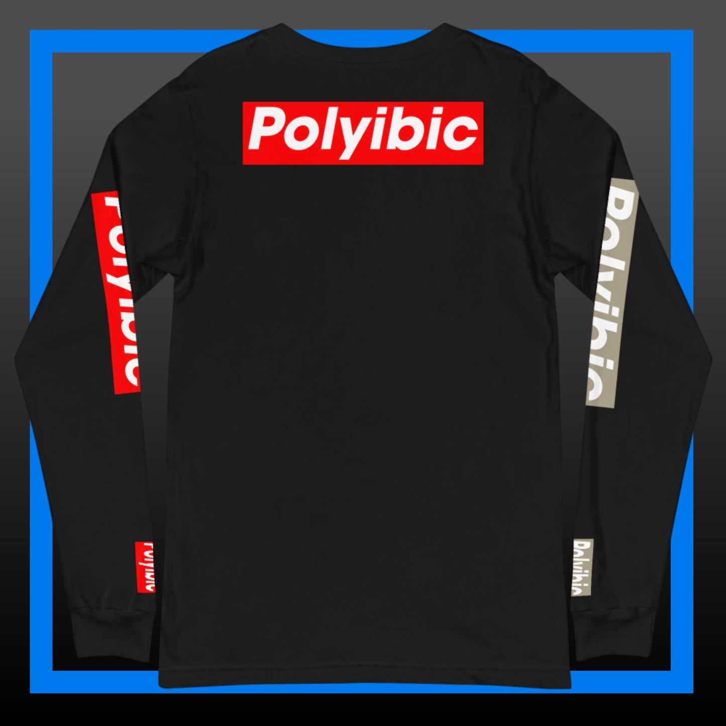 Polyibic Lower and Upper Khemet  Long Sleeve Tee