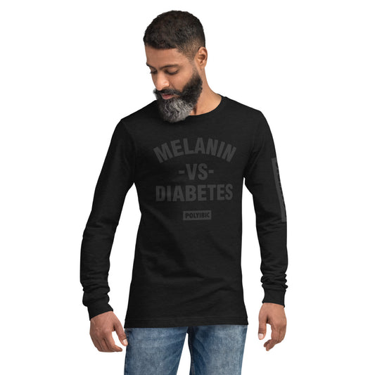 Polyibic Melanin vs Diabetes  Long Sleeve Tee