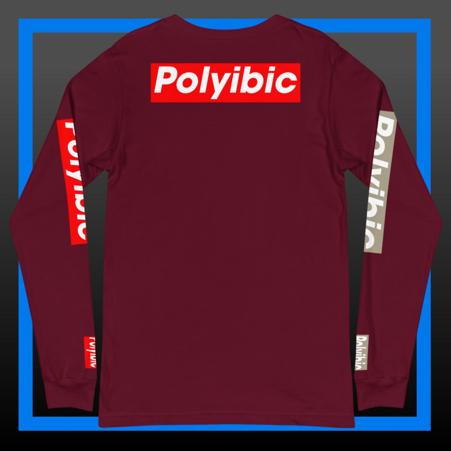 Polyibic Lower and Upper Khemet  Long Sleeve Tee