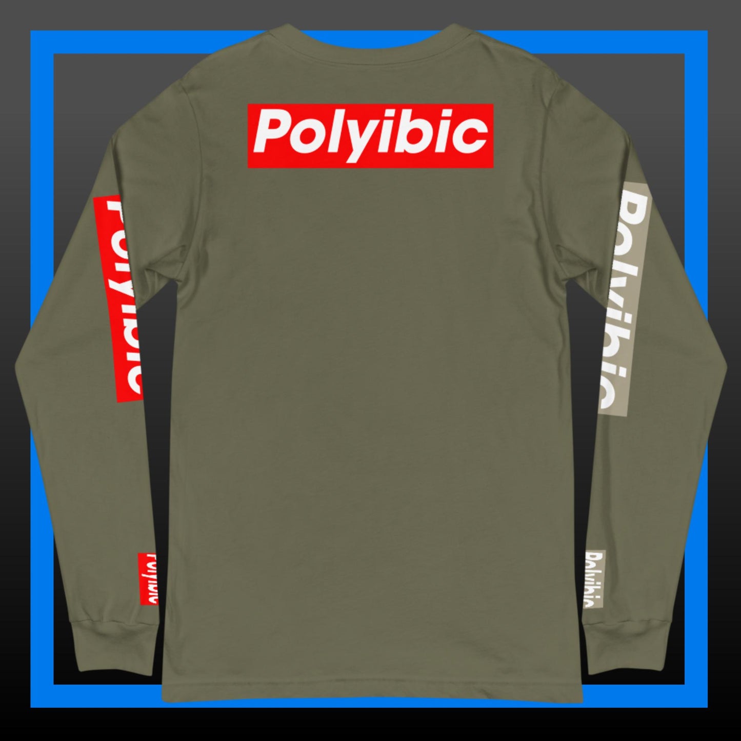 Polyibic Lower and Upper Khemet  Long Sleeve Tee