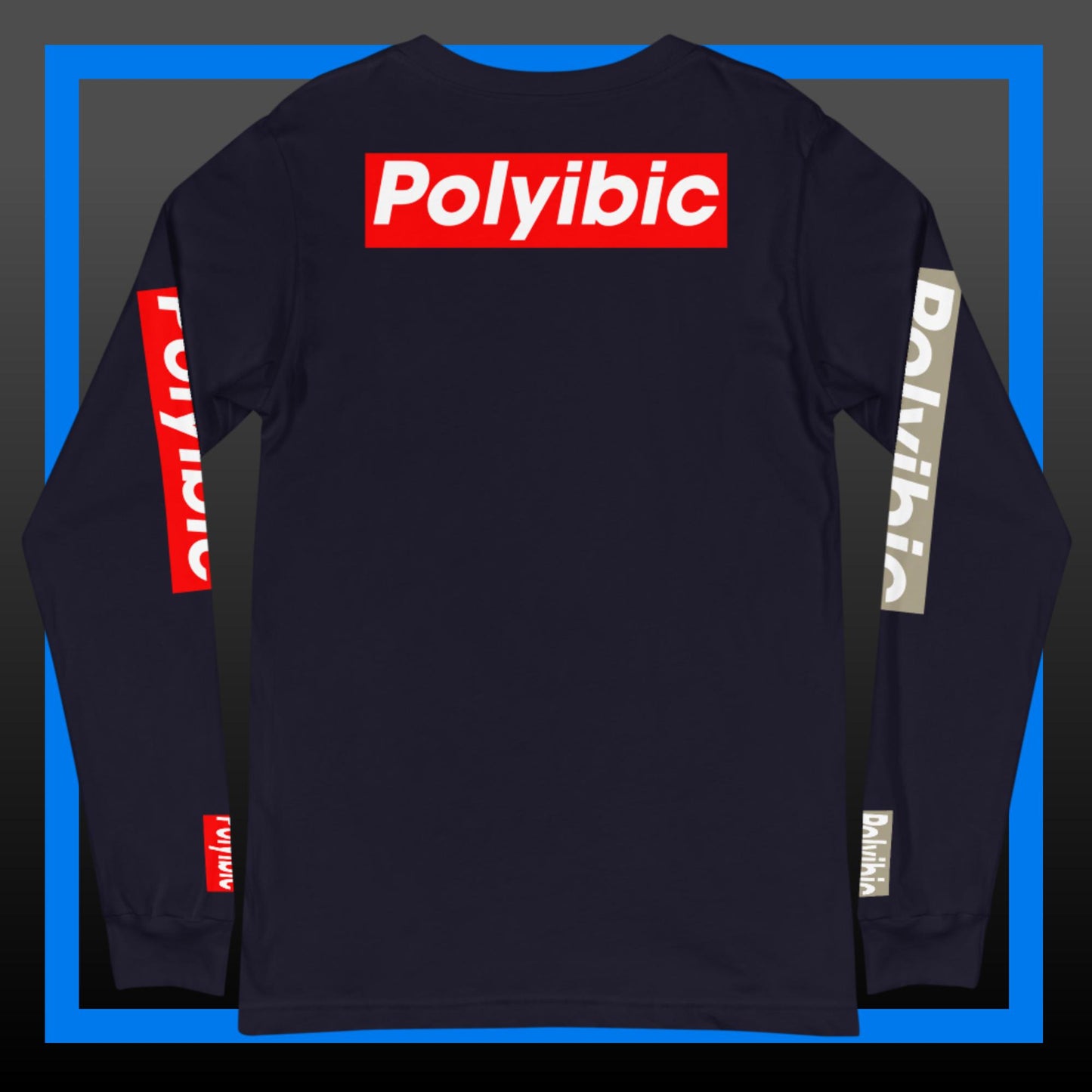 Polyibic Lower and Upper Khemet  Long Sleeve Tee