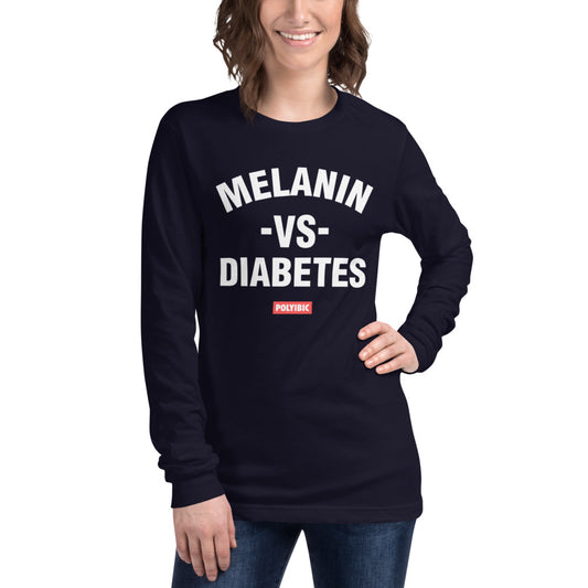 Polyibic Melanin vs Diabetes  Long Sleeve Tee