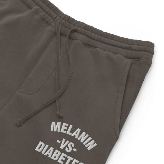 Polyibic Melanin vs Diabetes Unisex pigment-dyed sweatpants