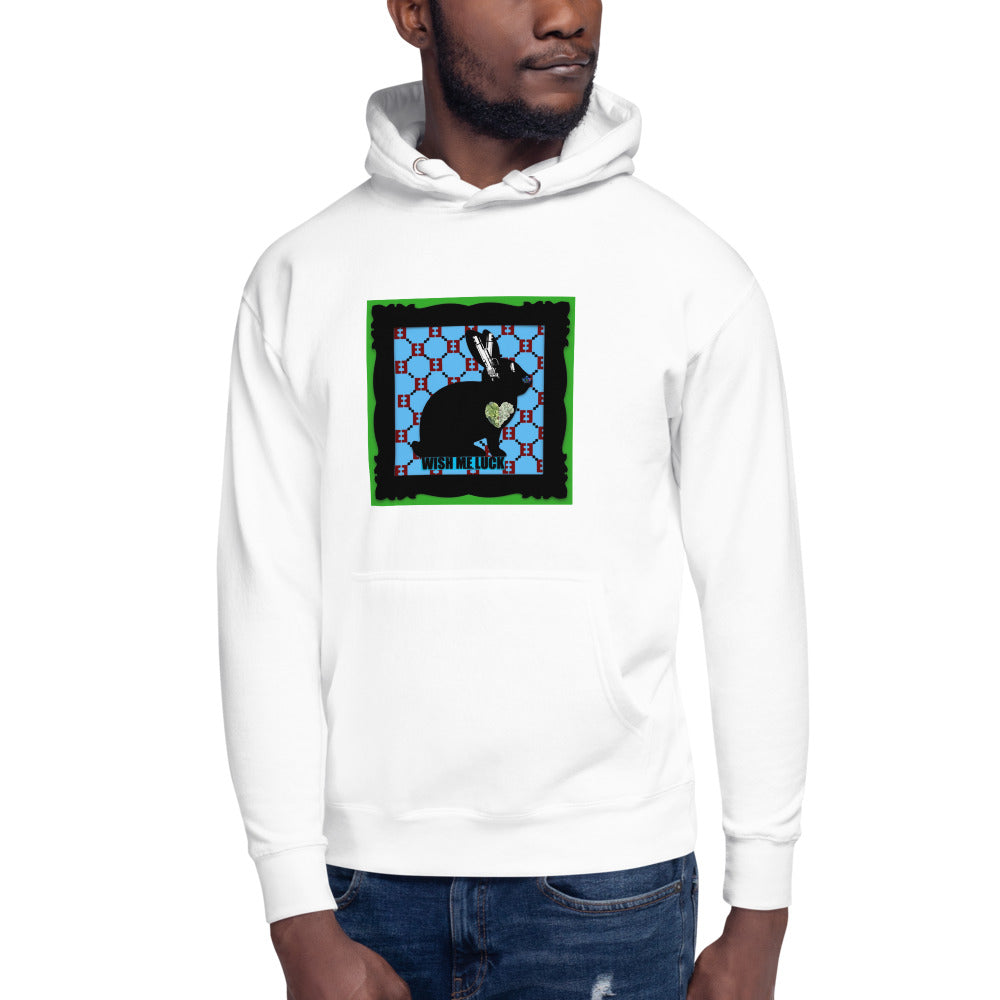 Polyibic Rabbit Wish Me Luck Hoodie