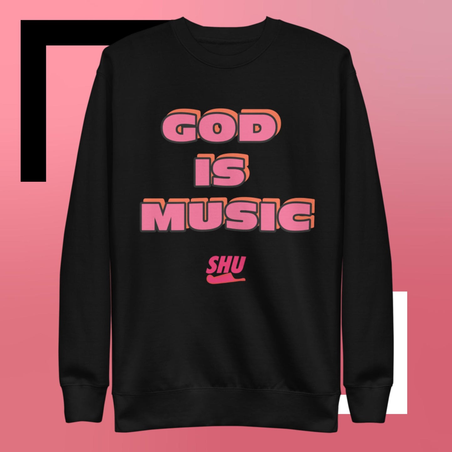 GOD IS MUSIC Women's  Premium Sweatshirt