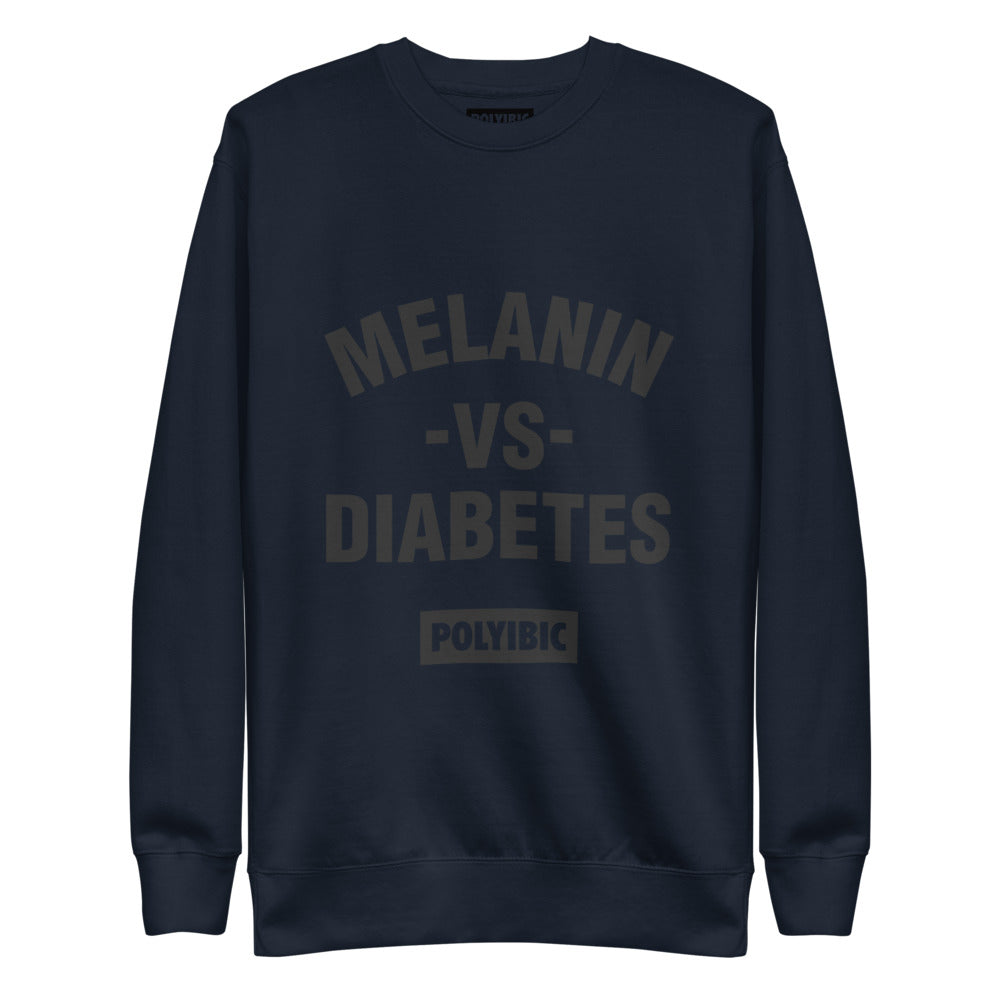 Polyibic Melanin vs Diabetes Premium Sweatshirt