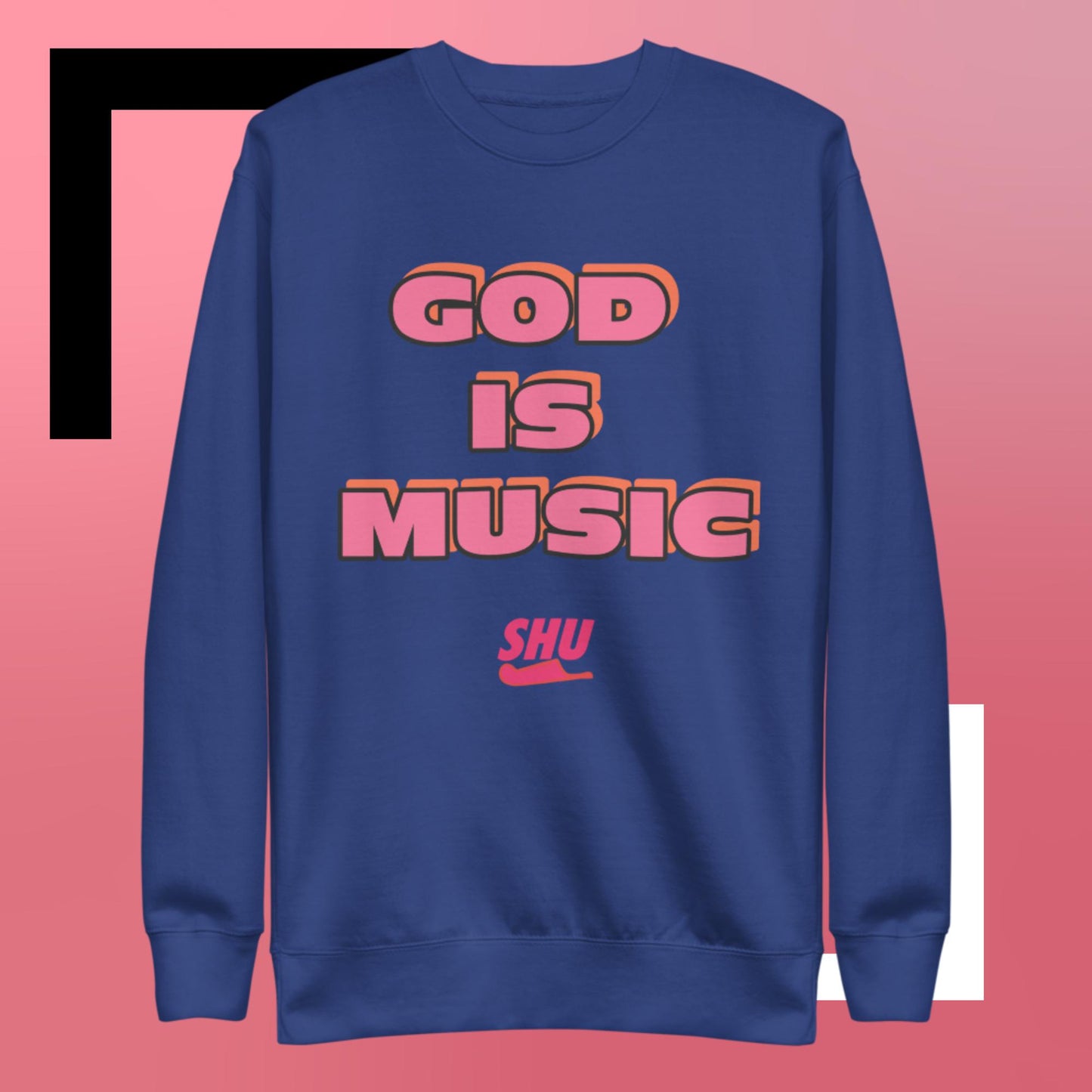 GOD IS MUSIC Women's  Premium Sweatshirt